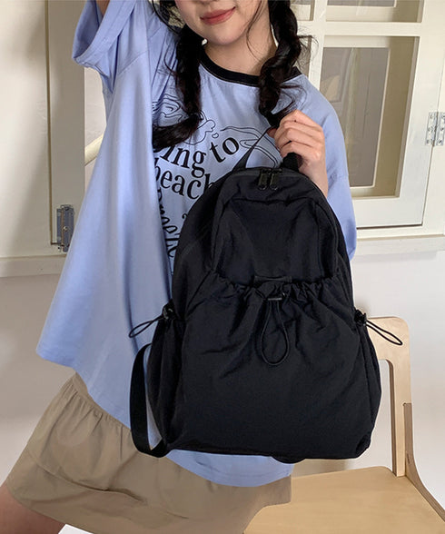 リュックサック レディース ナイロン無地 デイパック 内ポケット付き 軽い 通勤通学 カジュアル ユニセックス 背負いカバン 修学旅行 a4 アウトドア 99MHXB-001